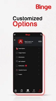 BINGE android App screenshot 7